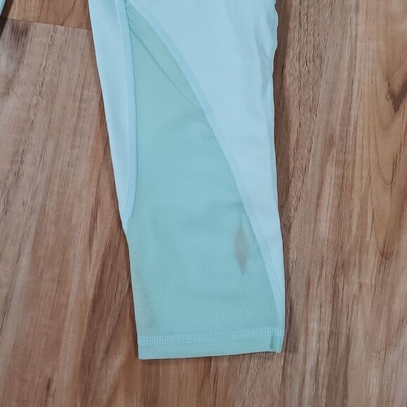 🔺️Fila Sport Sky Blue High Rise Capri Athletic Pants w/Pocket Small - Picture 7 of 11